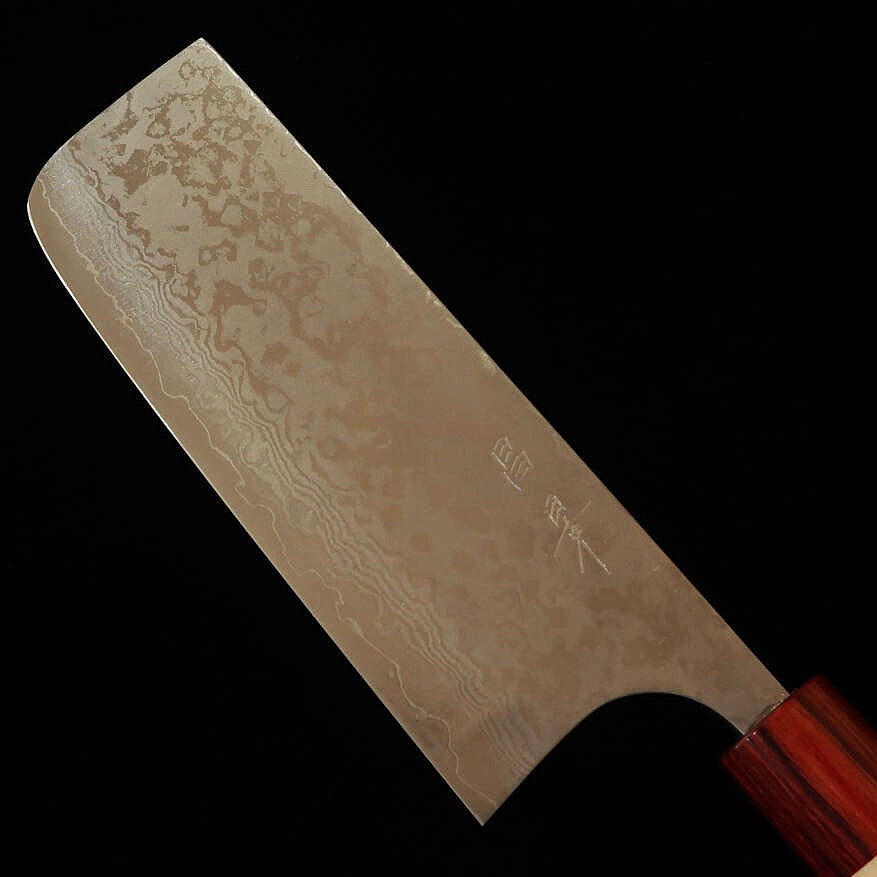 昌景 MASAKAGE 霧 菜切 VG10 ダマスカス 朴柄 (160mm)