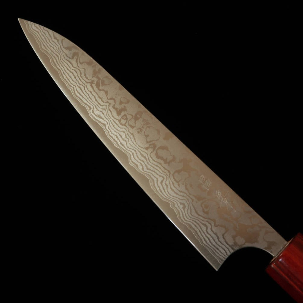 Masakage VG10 Damascus Kiri Petty Knife with Magnolia Handle (150mm)