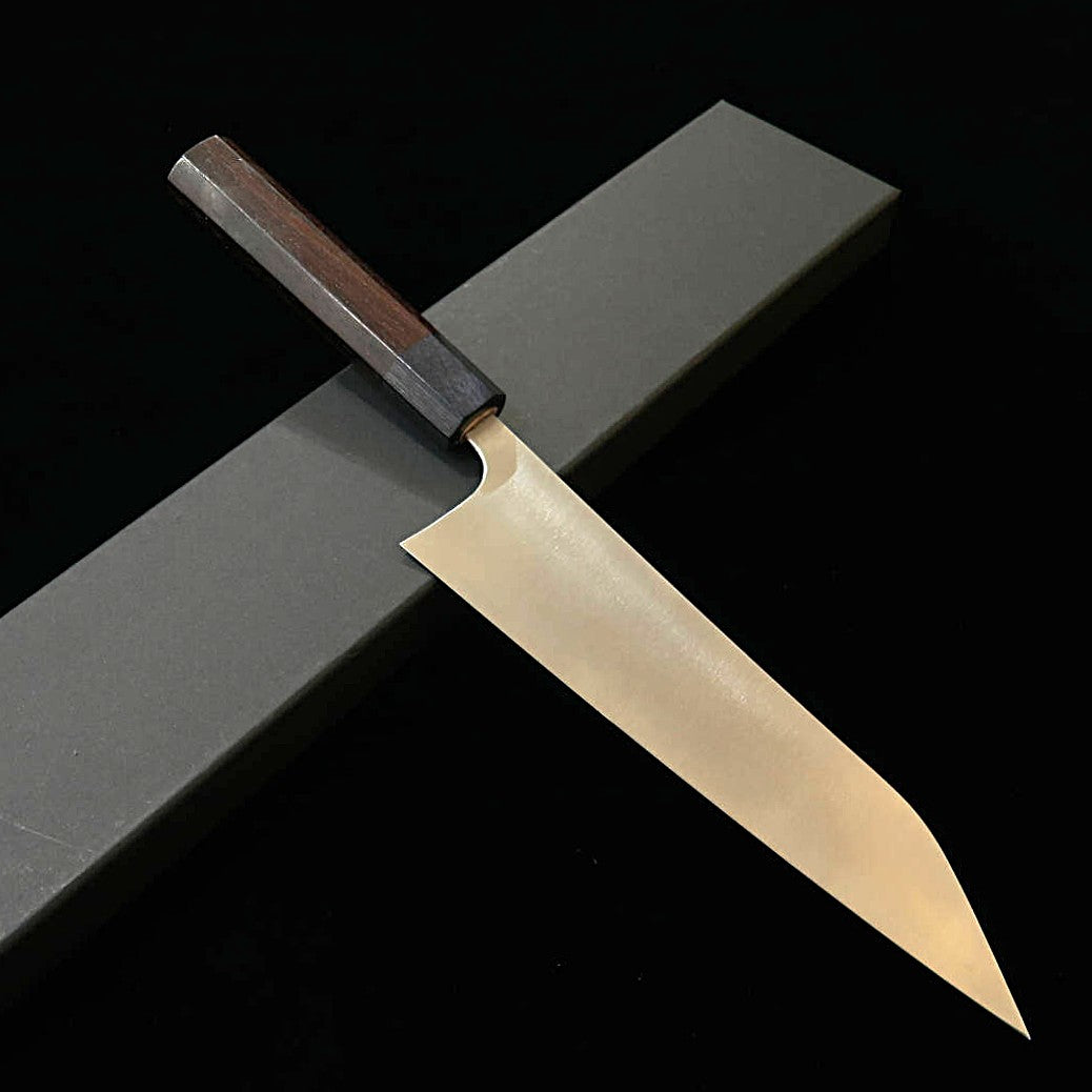 TAKAYUKI SHIBATA Takayuki Shibata KOUTETSU Kōtetsu Chromax Gyuto cabo octogonal de pau-rosa (210/240 mm)