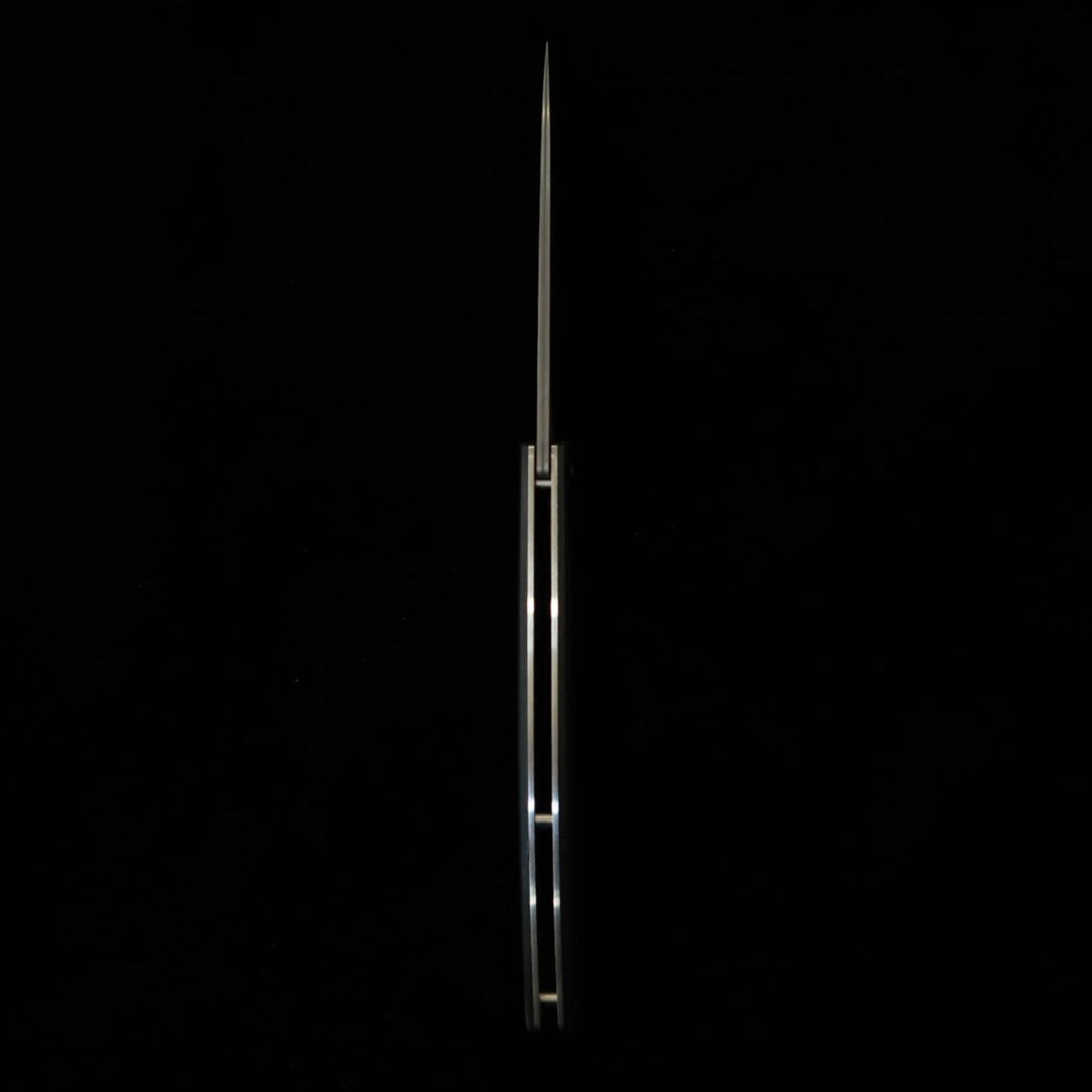SAJI TAKESHI R2 couteau à steak pliant, Micarta noire (100 mm)
