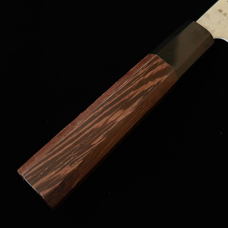 HATSUKOKORO Ginrei Ginsan Nakiri with Nashiji finish and Wenge Handle (170mm)