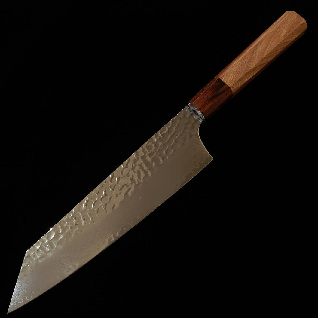 堺孝行SakaiTakayuki 剣型牛刀 VG10 33層ダマスカス 欅八角柄（190mm）