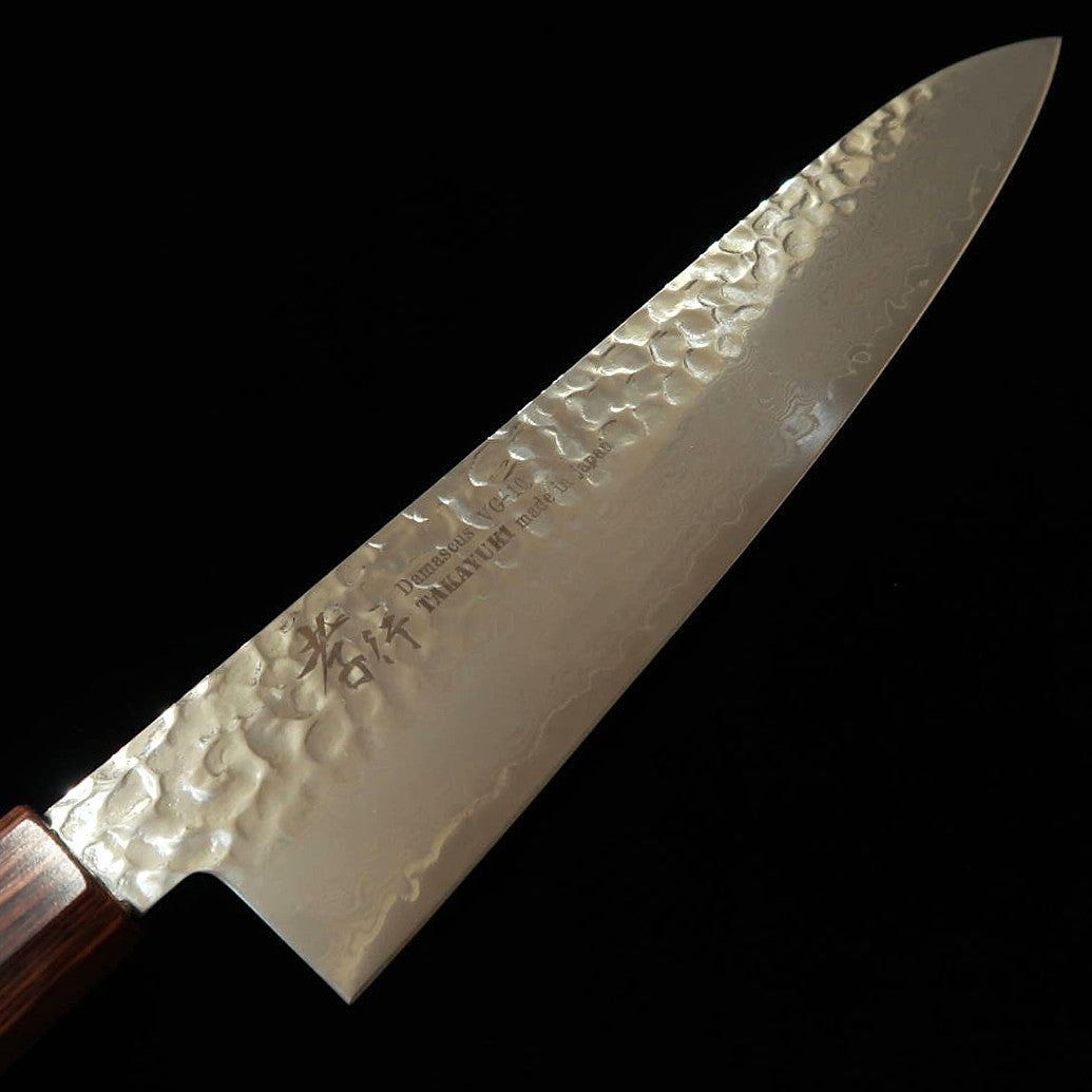 SAKAI TAKAYUKI, VG10, Gyuto, 33-Layer Damascus Steel with Keyaki Octagonal Handle (210mm)
