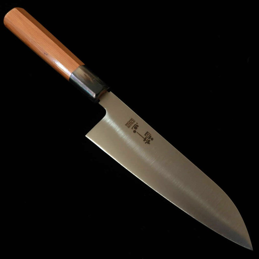 Santoku SUISIN INOX honyaki, mango hexagonal semicircular (180mm)