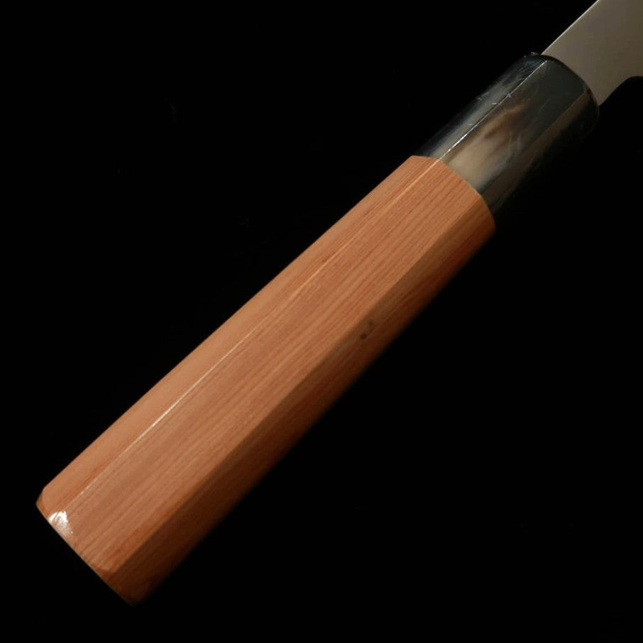 酔心SUISIN 三徳 INOX本焼 一位六角半丸柄（180mm）