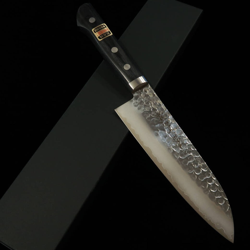 V.ROAD Santoku VG10 Padrão Martelado Cabo Laminado (165mm)