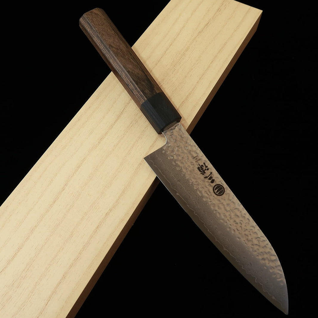 Miura MIURA Santoku VG-10 Damasco mango de laminado reforzado (165/180 mm)