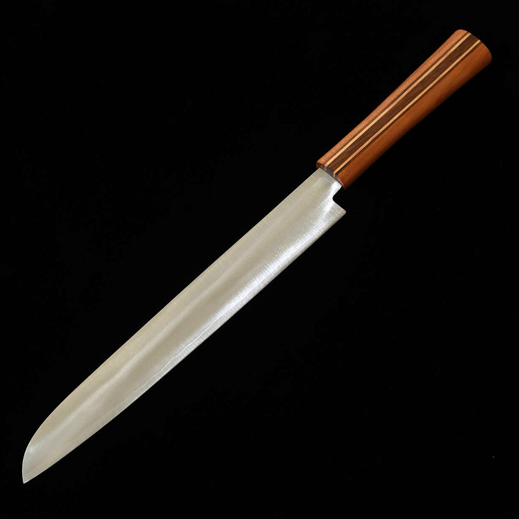 田中誠貴TANAKA 瞬MAJIRO 鍛造パン切 銀紙三号 楓桜ウォルナット柄（240mm）