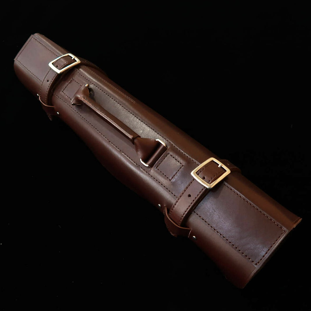 YOKU leatherworks Rolo de couro para facas marrom