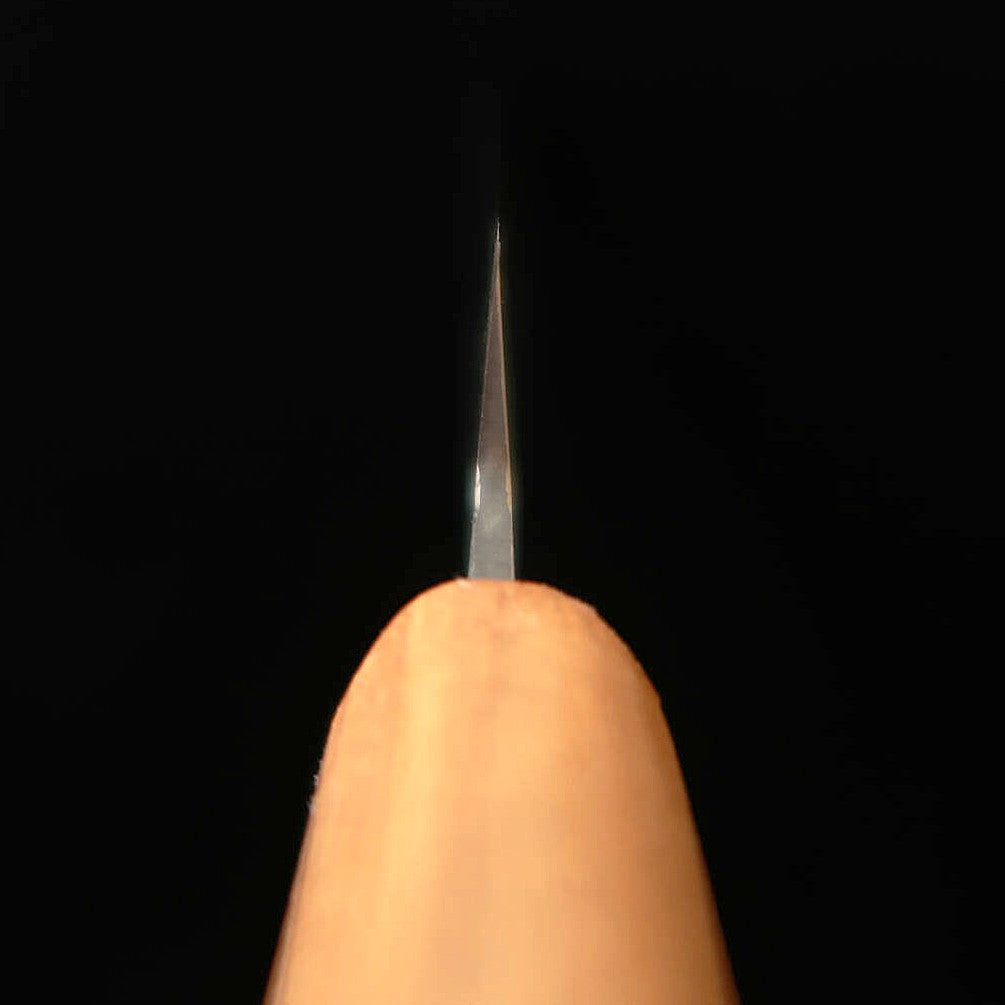 TANAKA - Shun (Majiro) - Couteau à pain forgé - Acier Ginsan (Gingami No.3) - Manche en érable, cerisier et noyer (240 mm)