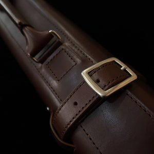 YOKU leatherworks, rollo de cuero para cuchillos, marrón