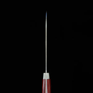 MIURA – Petit santoku VG1, martelé, manche résine rouge (135 mm)