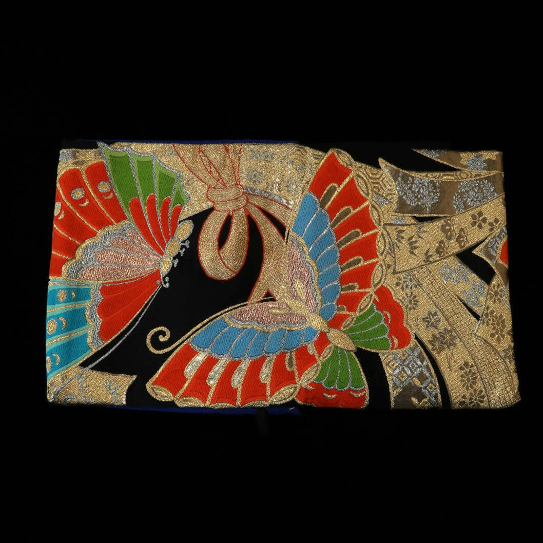 富士鹿 ナイフロール 着物柄 百花綾乱（97.5×27cm）