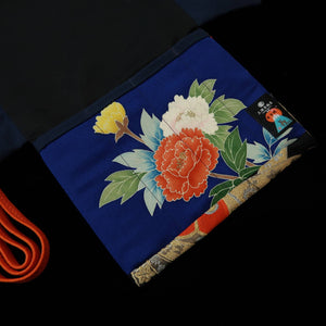 富士鹿 ナイフロール 着物柄 百花綾乱（97.5×27cm）