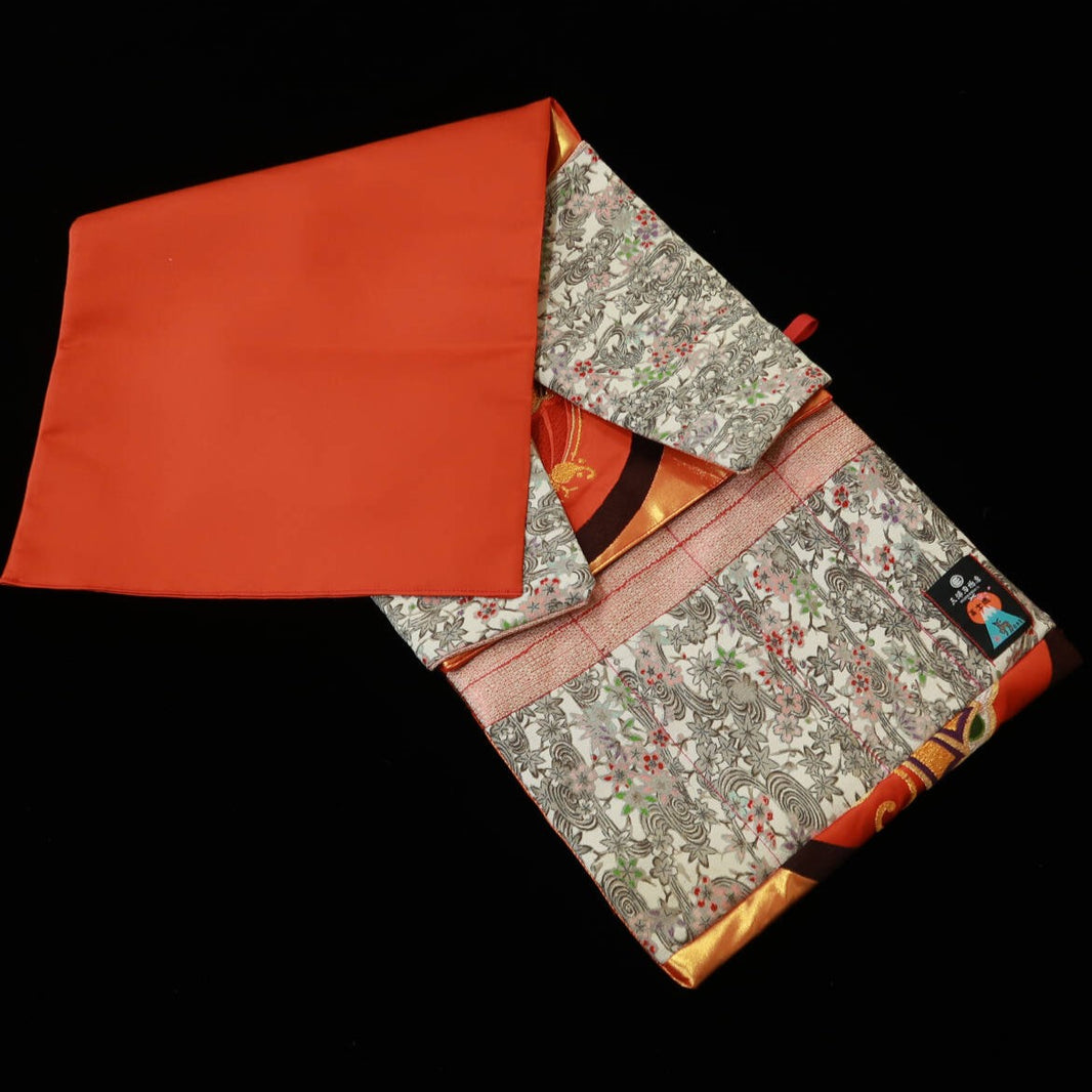 Fuji Shika Knife Roll com estampa de quimono Sakura Baibaitori (90×31 cm)