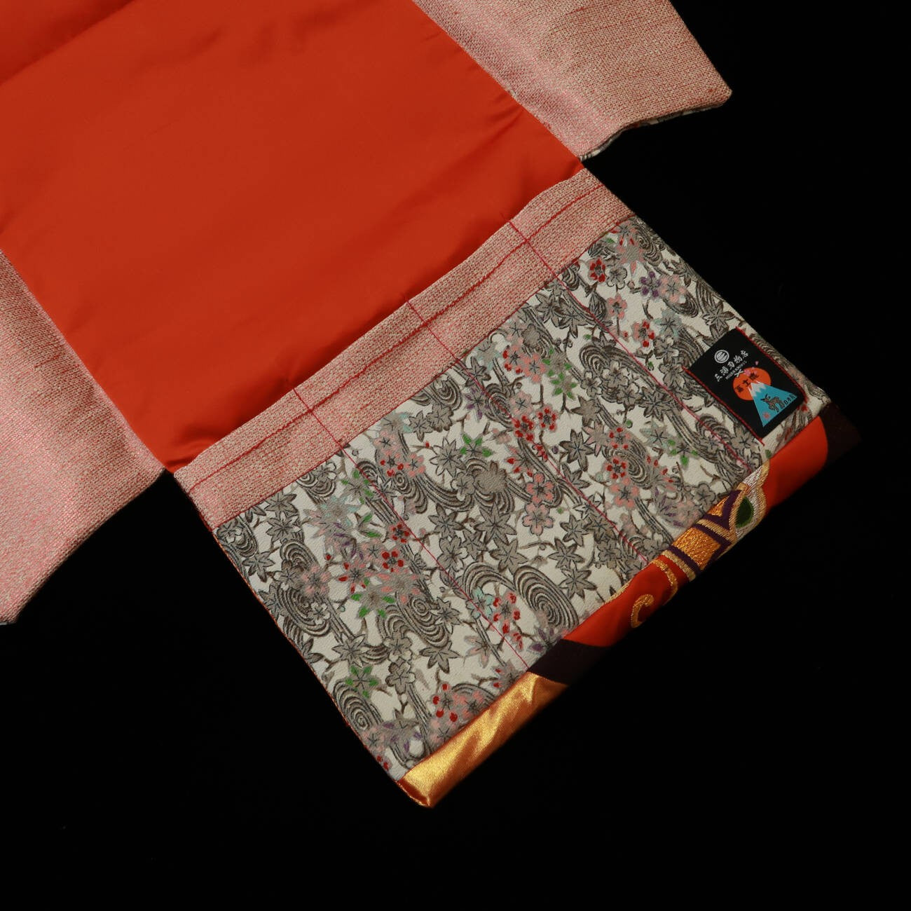 富士鹿 ナイフロール 着物柄 桜梅桃李（90×31cm）