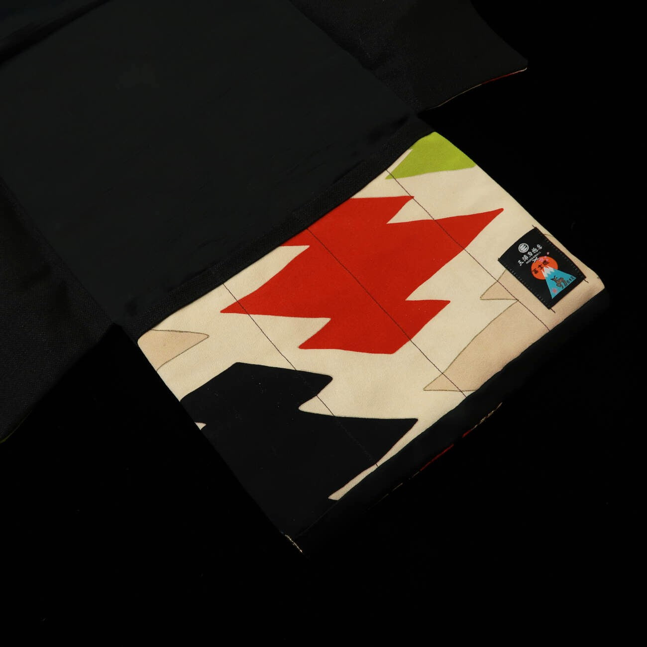 富士鹿 ナイフロール 着物柄 才華爛発（90×30cm）