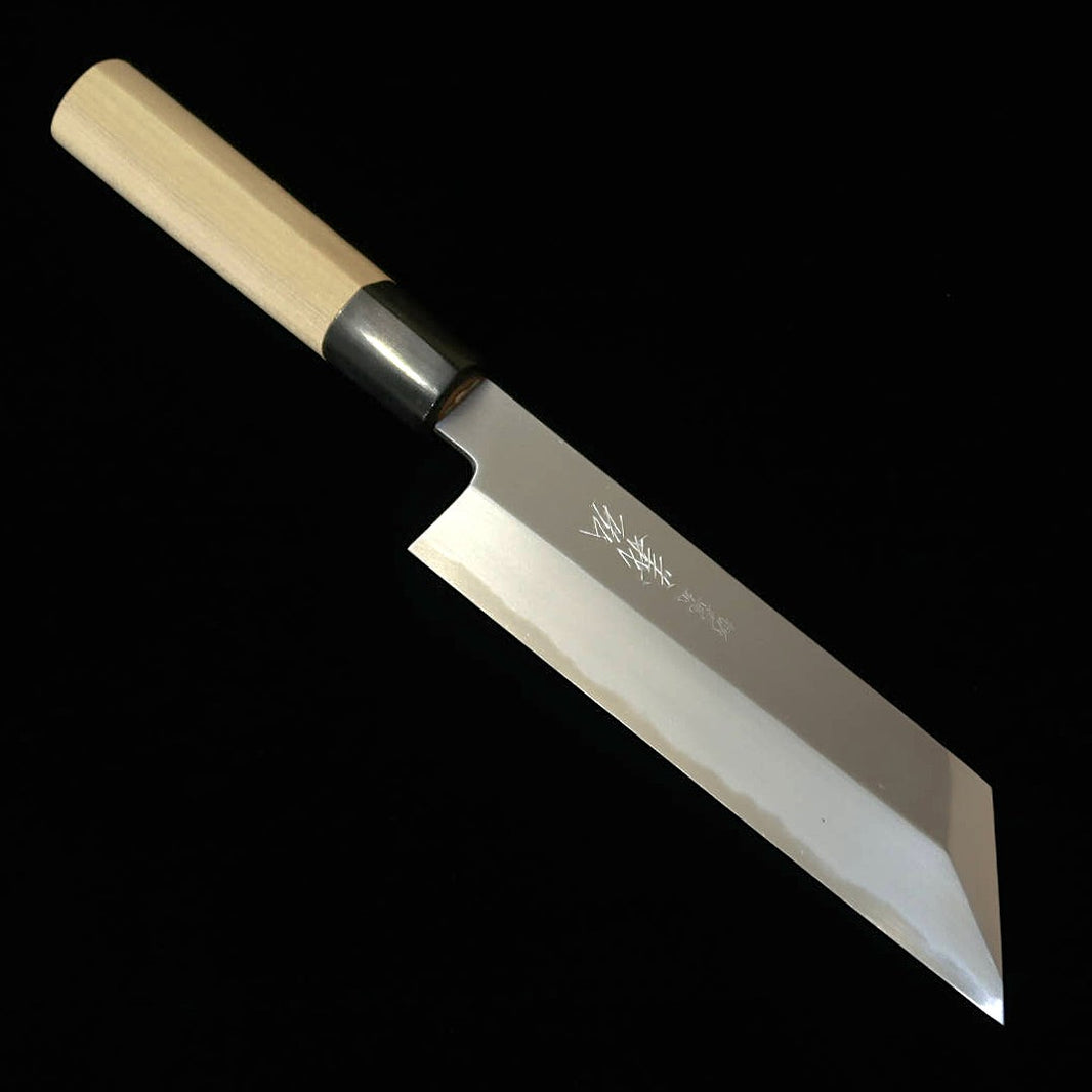 義弘 YOSHIHIRO　ケンムキ 白紙二号 水牛朴丸柄　（180ｍｍ）