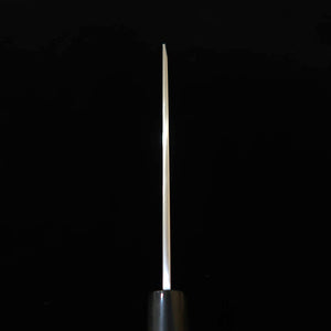 YOSHIHIRO – Couteau kenmuki, acier Shirogami n°2, manche rond en magnolia avec virole en corne de buffle (180 mm)