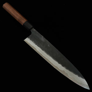 Miura by Shindo Gyuto, Aogami No. 2, Black Finish, Walnut Octagonal Handle (240/270mm)