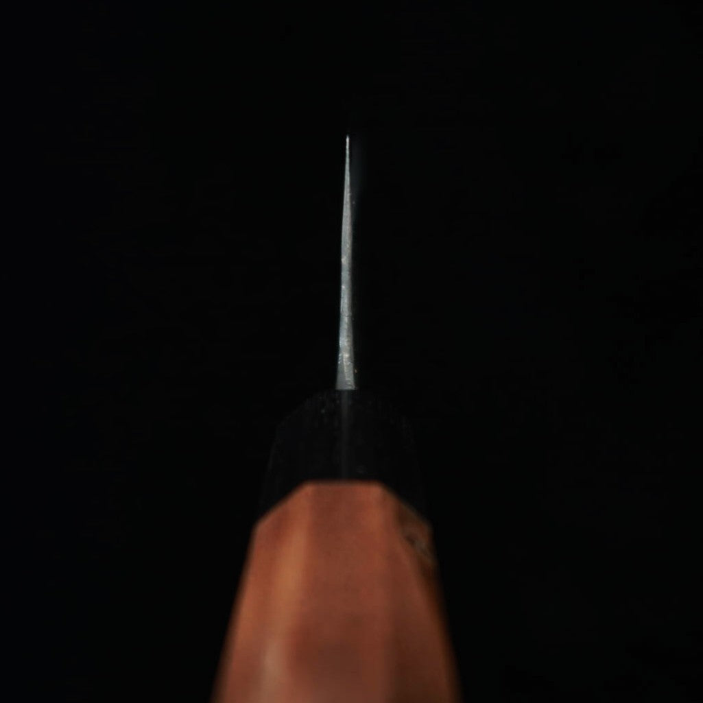 Miura by Shindo Gyuto, Aogami No. 2, Black Finish, Walnut Octagonal Handle (240/270mm)