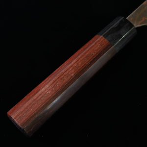 Saji Takeshi Aogami #2 Damasco Colorido Santoku Cabo Octogonal de Jacarandá Roxo (180mm)