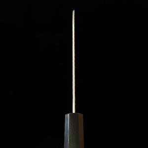 NIGARA Nitōra Hamono SG2 Polido martelado Santoku Cabo octogonal em teca (180 mm)