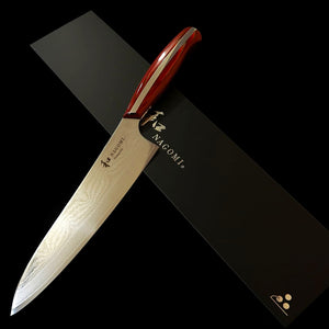 Nagomi WA NAGOMI gyuto damasco, mango rojo (210 mm)