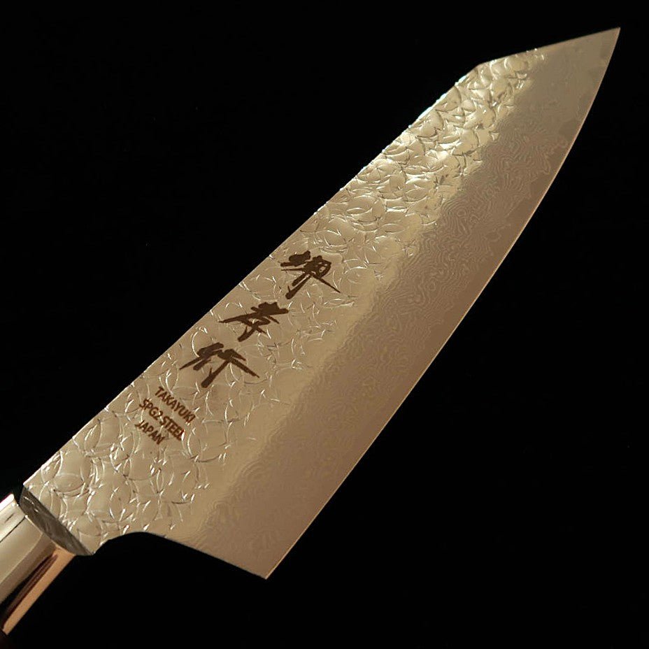 堺孝行 SAKAI TAKAYUKI 剣型三徳 SG2 鎚目 ダマスカス 紫檀柄 （160mm