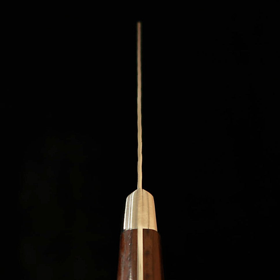 堺孝行 SAKAI TAKAYUKI 剣型三徳 SG2 鎚目 ダマスカス 紫檀柄 （160mm）