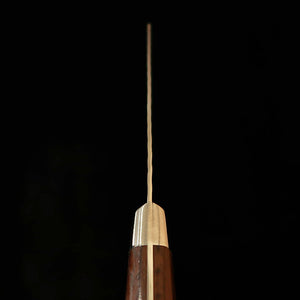 SAKAI TAKAYUKI Kensaki Santoku, SG2 Hammered Damascus with Rosewood Handle (160mm)