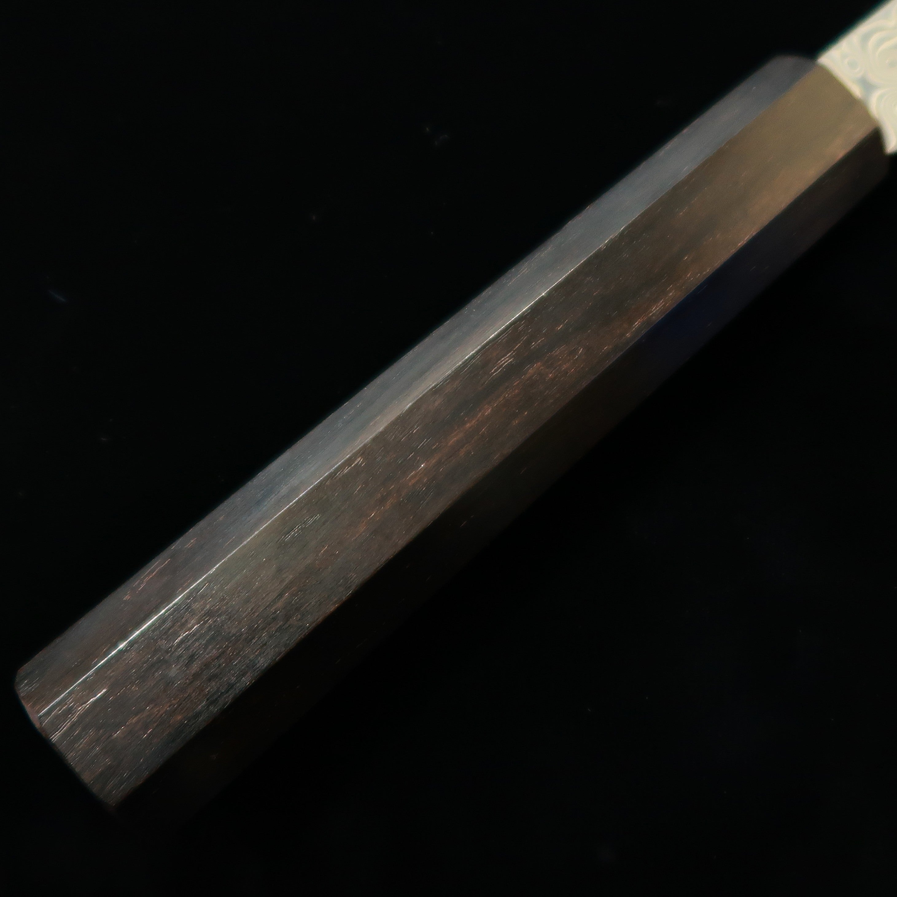 二唐刃物鍛造所 NIGARA 暗紋 牛刀 SG2 黒檀一体型八角柄（240mm