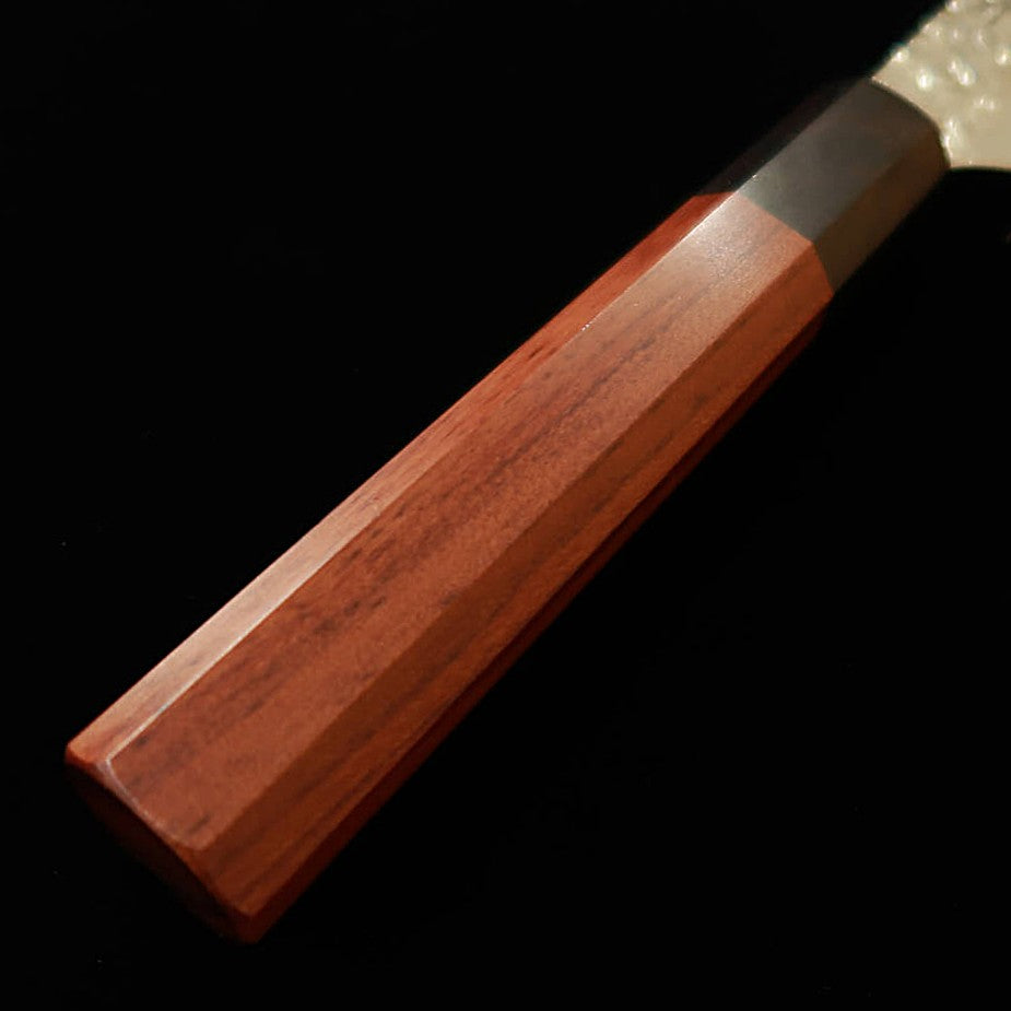 SAKAI TAKAYUKI Japanese Kensaki Petty, SG2 Hammered Damascus with Octagonal Rosewood Handle (150mm)