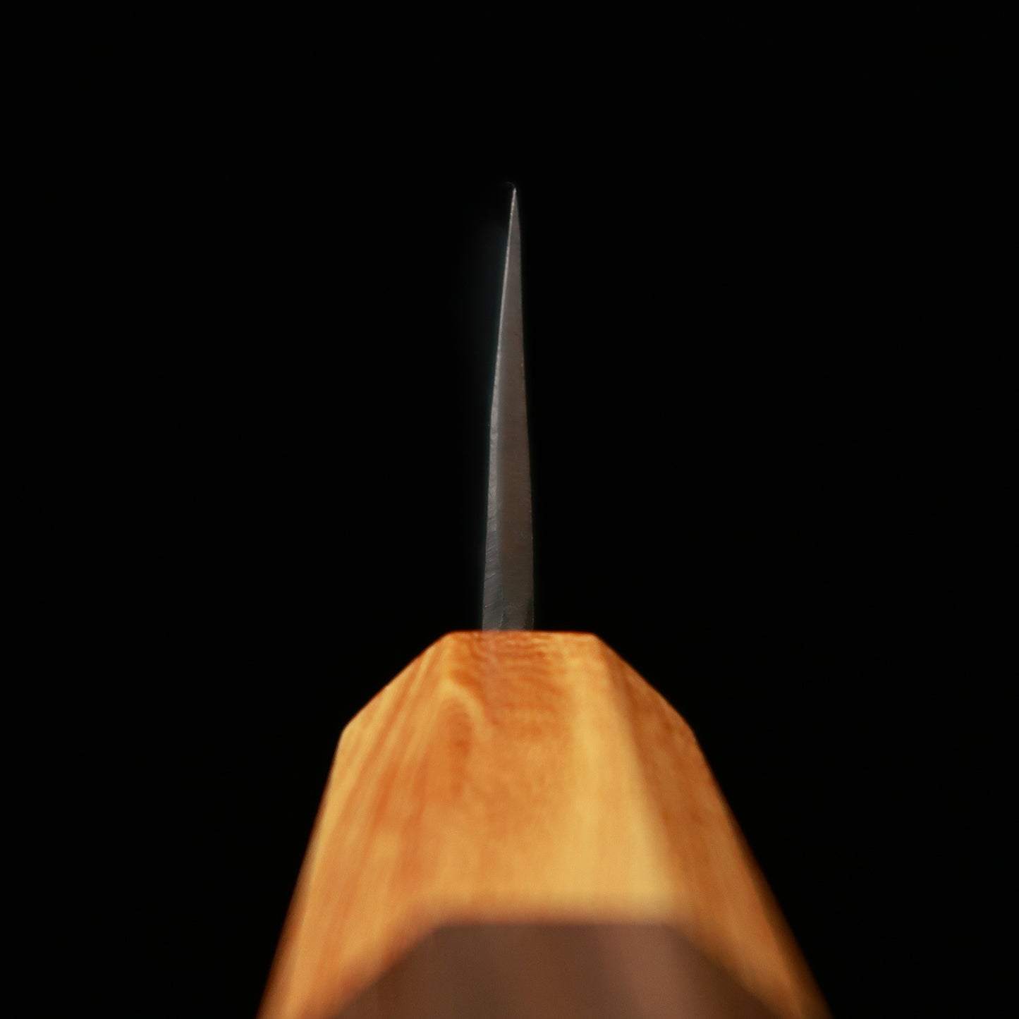 三浦 MIURA 文化 青紙二号 ステン割込 黒打ち ウォールナット柄（165/175mm）