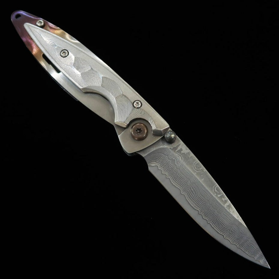MCUSTA Shinra Serie Kasumi VG-10 Damasco MC-0031D (71 mm)