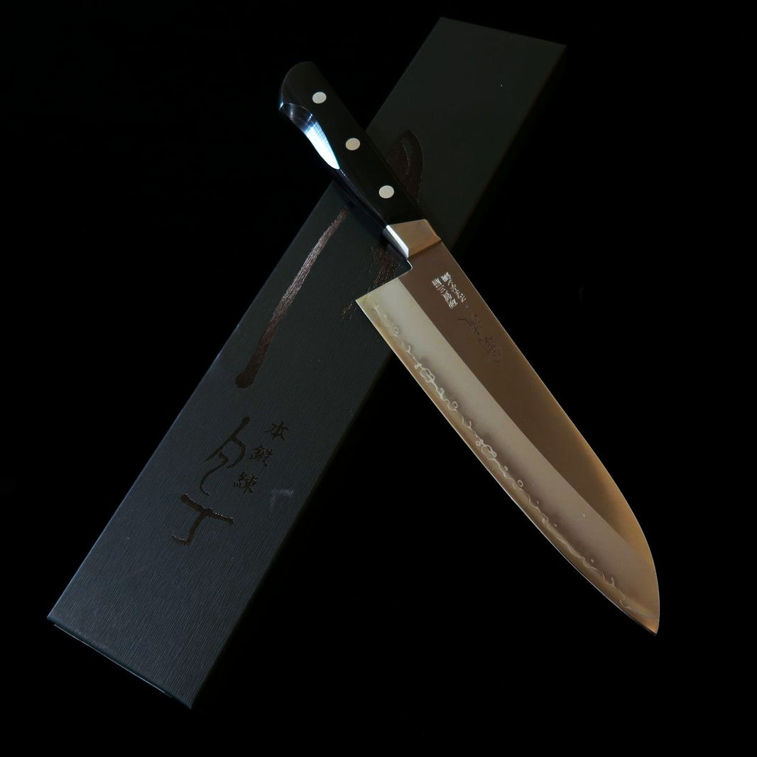 翁流 SW鋼 合板柄 三徳 (180mm)