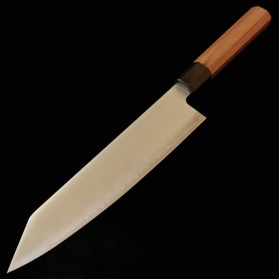 三浦 MIURA 粉末ハイス 切付牛刀 胡桃八角柄 (210mm)