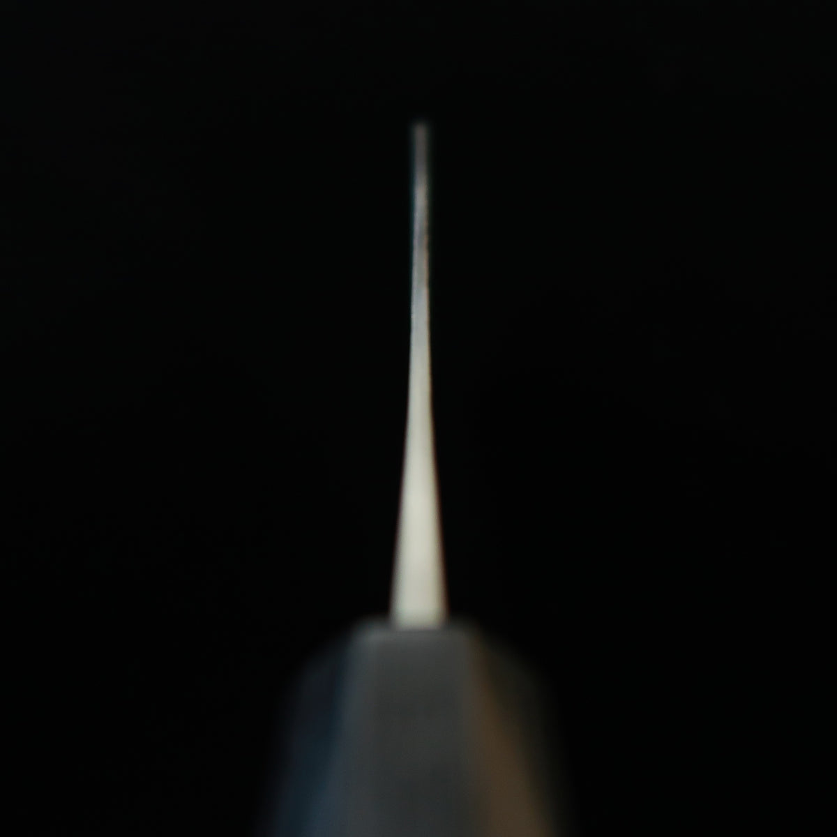 Nakiri MASAKAGE Pebble, Aogami Super, Hammered finish, Black, American Cherry Handle (165mm)