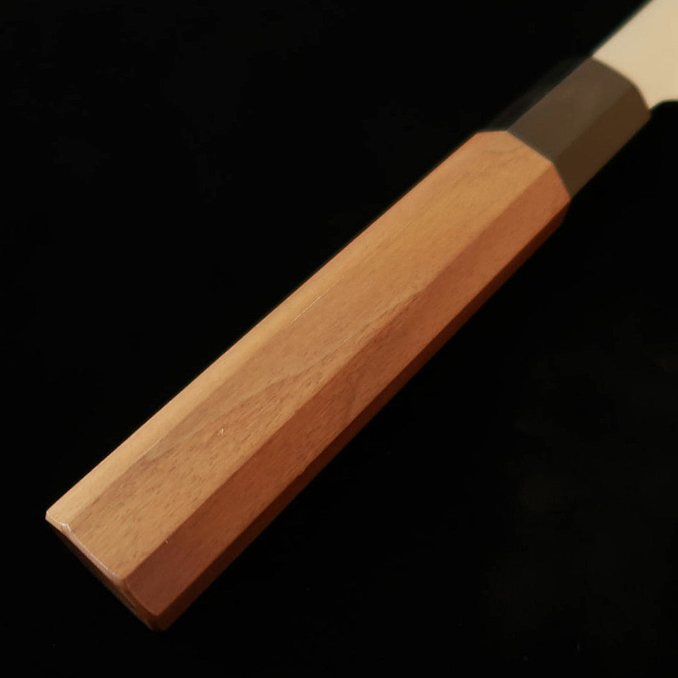 三浦 MIURA 粉末ハイス 切付牛刀 胡桃八角柄 (210mm)