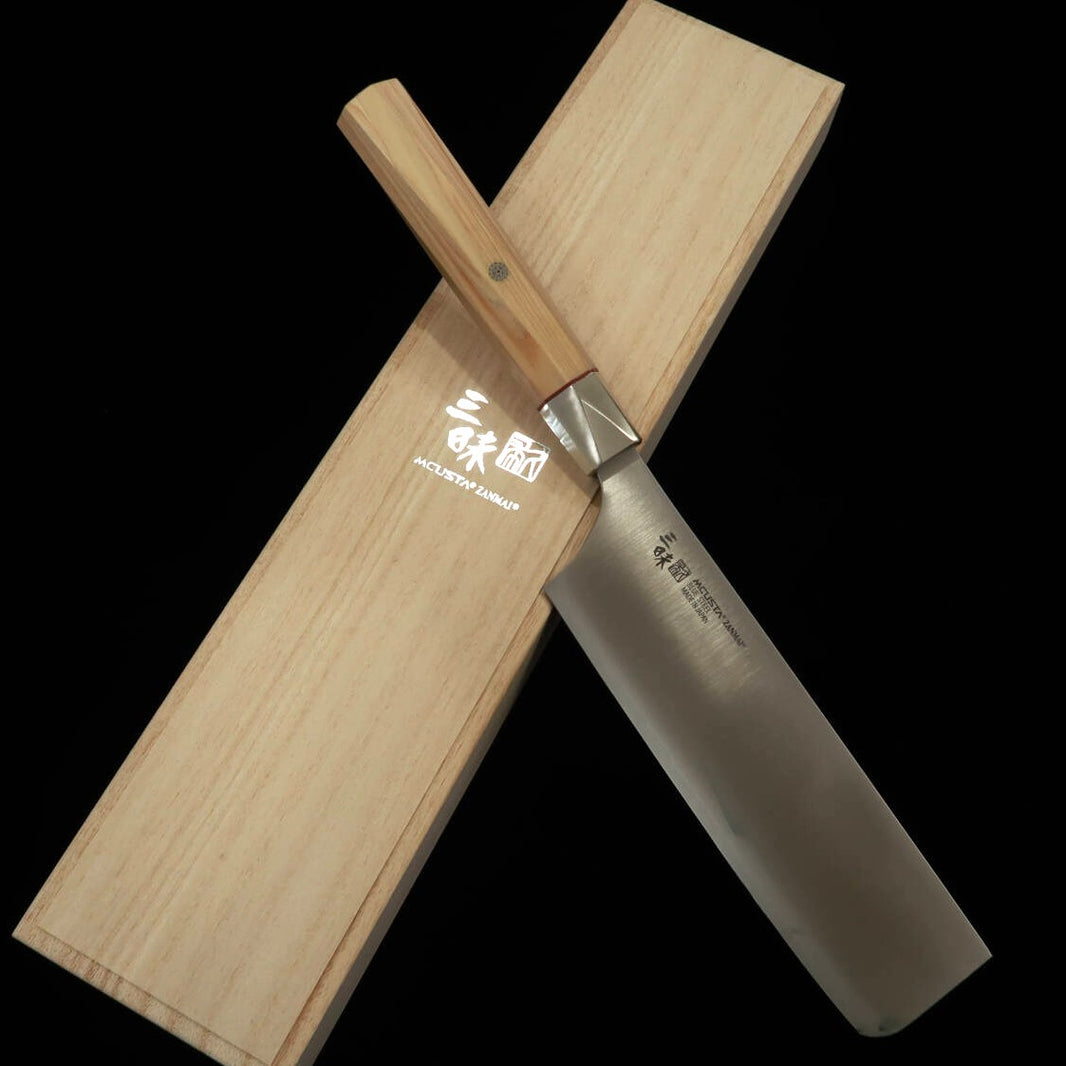 Nakiri ZANMAI MCUSTA Beyond Super Blue Steel (165mm)