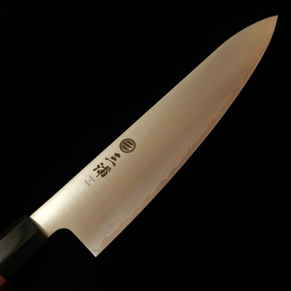三浦 MIURA 粉末ハイス 牛刀 胡桃八角柄 (210mm) – 三浦刃物店 Miura