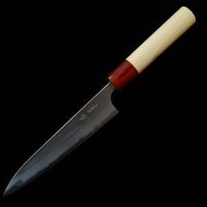 Masakage MASAKAGE Yuki petty, Shirogami #2, acabado nashiji, mango redondo de magnolia (150 mm)