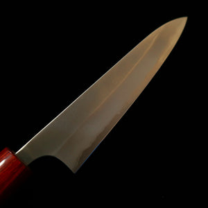 Masakage MASAKAGE Yuki petty, Shirogami #2, acabado nashiji, mango redondo de magnolia (150 mm)