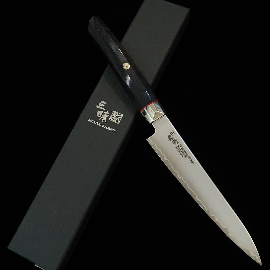 【新定番】三昧MCUSTA ZANMAI レボリューション3 ブラック ペティ(110/150mm)
