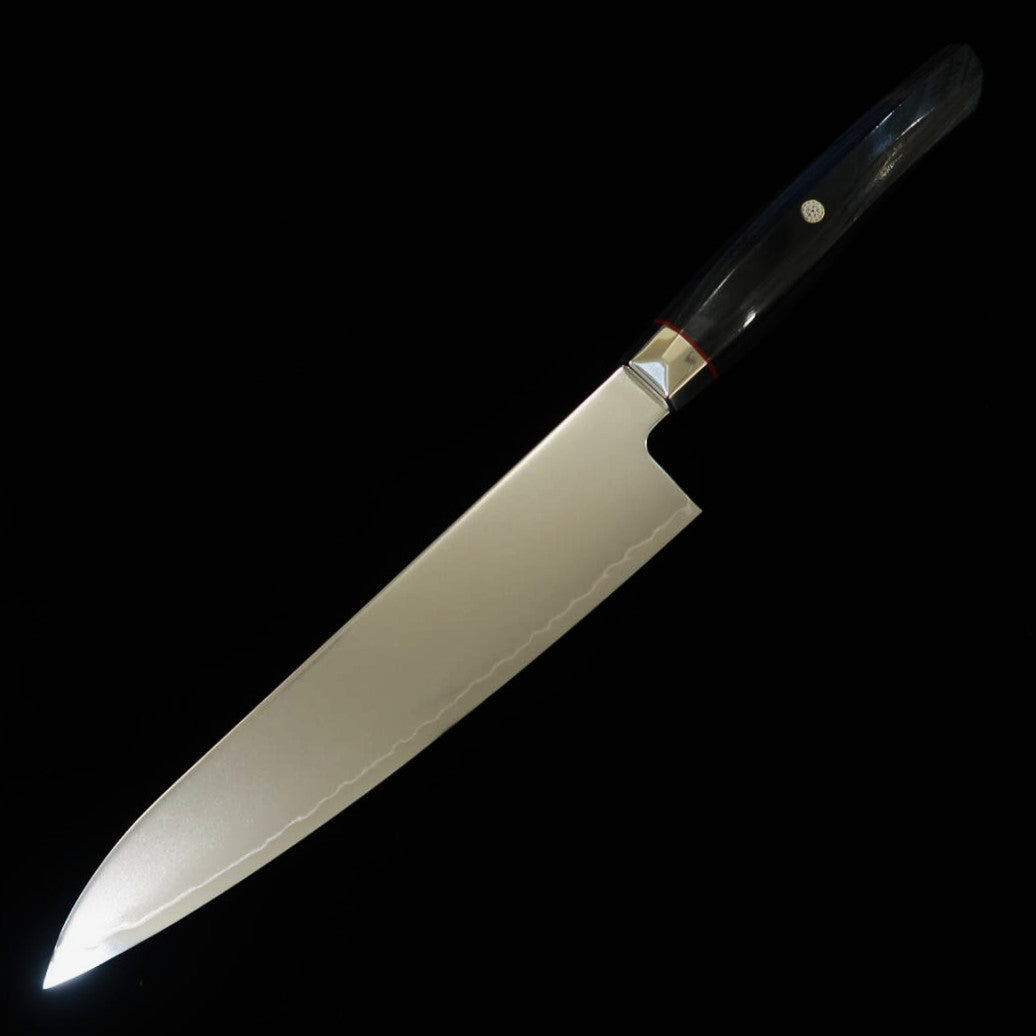 三昧 MCUSTA ZANMAI レボリューション 切付 【三昧 専用鞘付き】 新定番】三昧MCUSTA ZANMAI レボリューション3 黒 三徳 （180mm