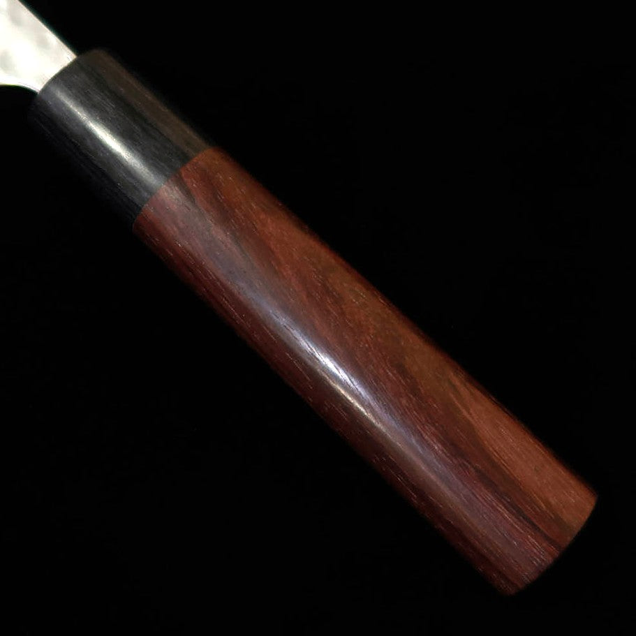 Anryu ANRYU Petty Aogami Super martelé finition noire manche octogonal en palissandre (150 mm)