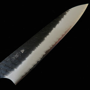Nigara Hamono NIGARA Petty SG2 martilleado acabado negro mango octogonal de wengué (150 mm)