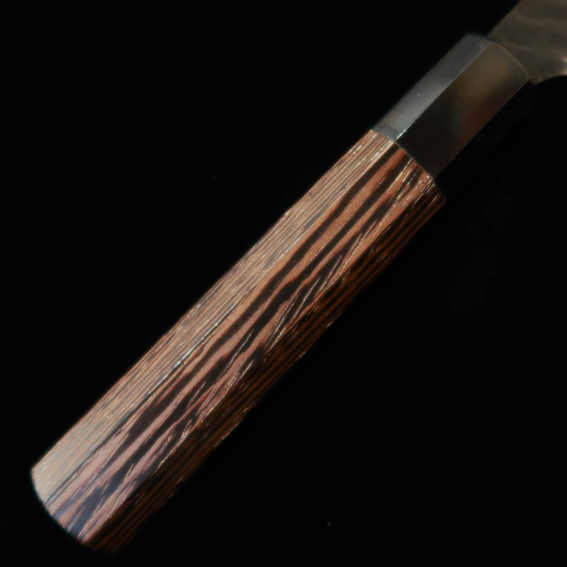 Nigara Hamono NIGARA Petty SG2 martilleado acabado negro mango octogonal de wengué (150 mm)