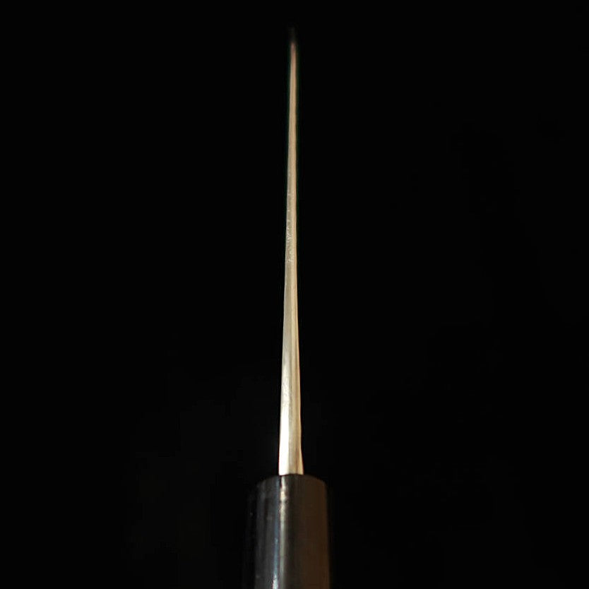 Anryu ANRYU Petty Aogami Super martelé finition noire manche octogonal en palissandre (150 mm)