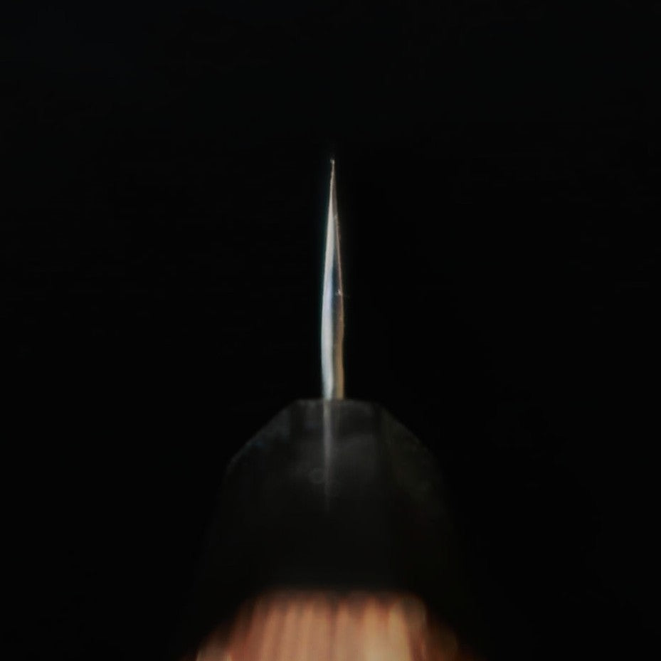 Nigara Hamono NIGARA Petty SG2 martilleado acabado negro mango octogonal de wengué (150 mm)